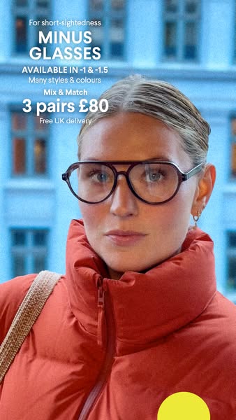 Did you know we make minus glasses too?