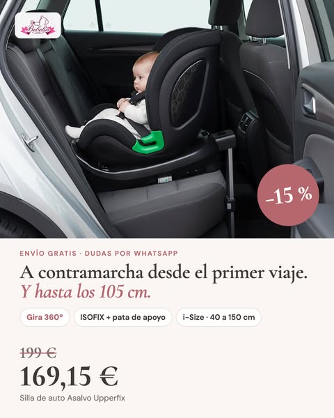 Asalvo Upperfix · a contramarcha hasta 105 cm