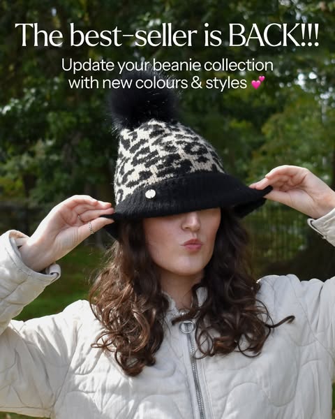Who says curls and hats don't mix?