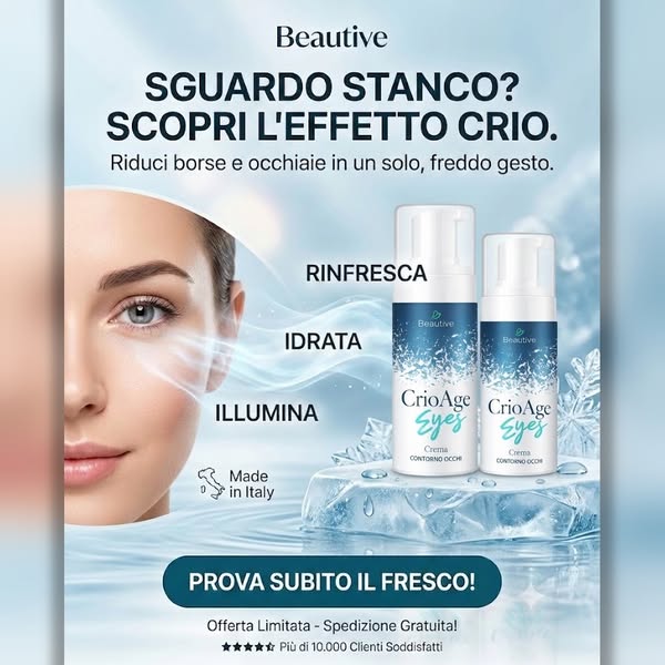 Dì addio a borse e occhiaie.