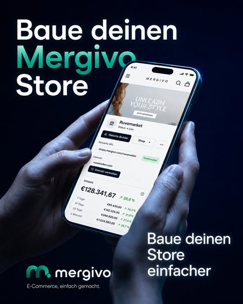 Mergivo - Build your webshop in minutes