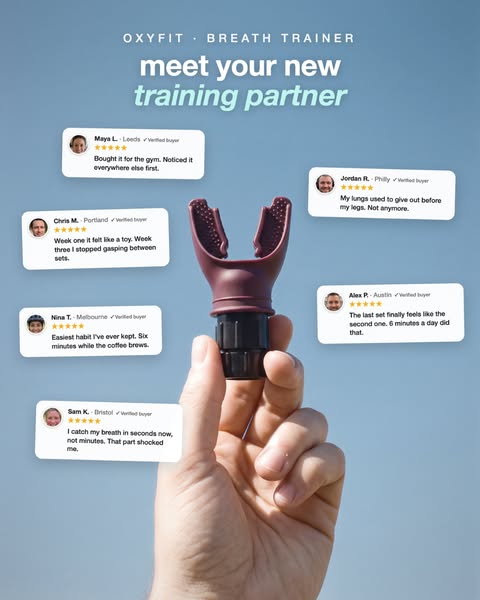 OXYFIT™ Breath Trainer Device - Cardio Edition