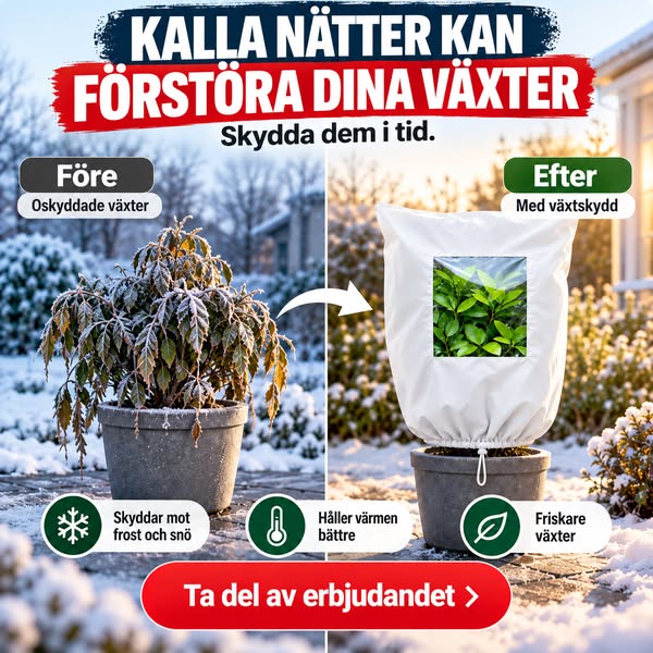 Skydda dina växter i vinter!