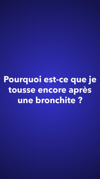 Prendre soin de ses poumons après une bronchite