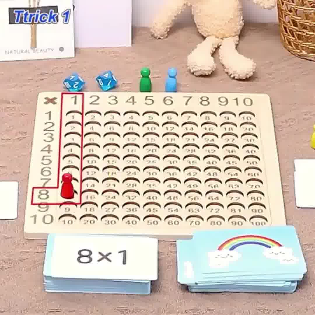 Tabliczka MNOŻENIA LUB DODAWANIA - Montessori