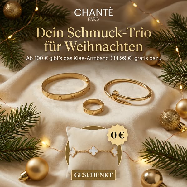 Bis zu 70 % Rabatt + Klee-Armband geschenkt