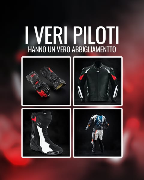 Equipaggiamento Top da Pilota