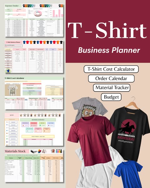 T-Shirt Business Planner