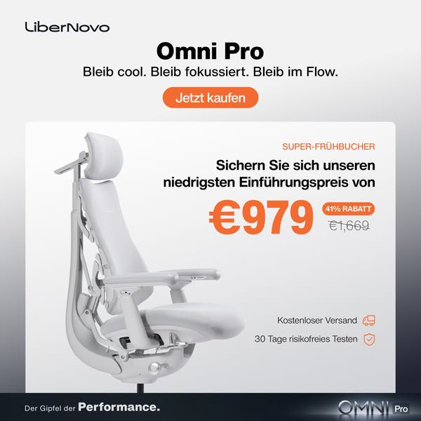 LiberNovo Omni Pro LaunchTiefstpreis sichern
