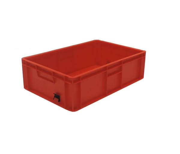 Euro Stacking Box (34L, Red) 600 x 400 x 175mm