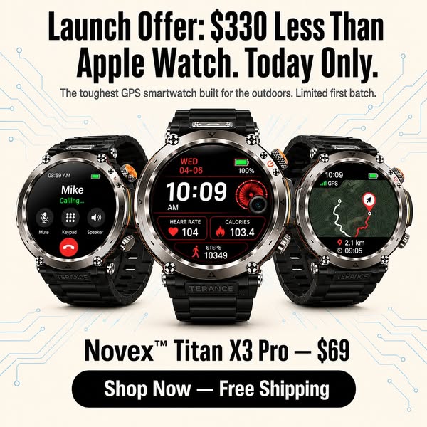 $69. GPS. 21-Day Battery. Waterproof. Calls & Notifications on your wrist. Health tracking 24/7.