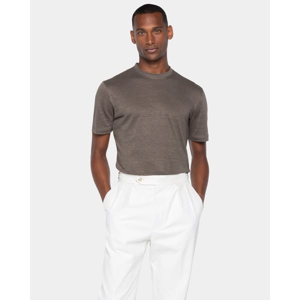 T shirt manica corta tinta unita Talpa 100% Masters of Linen | Filatori