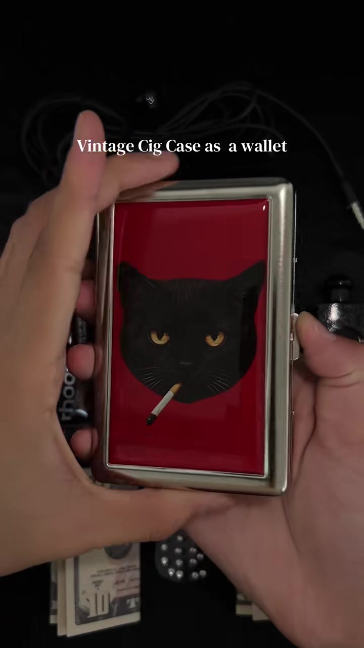 Cig case as a wallet