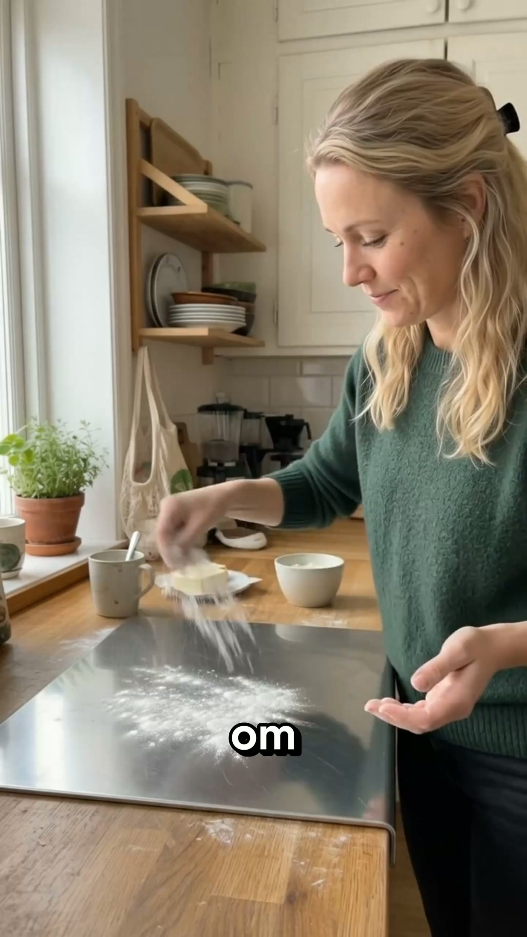 En bräda. Hela köket.