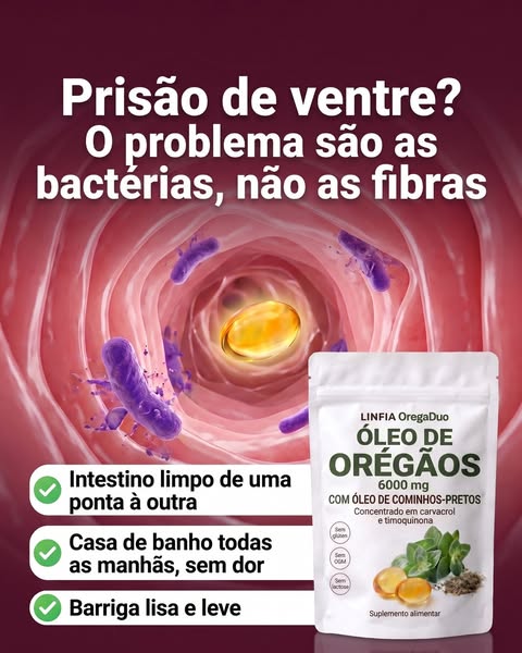 Prisão de ventre? O problema são as bactérias, não as fibras