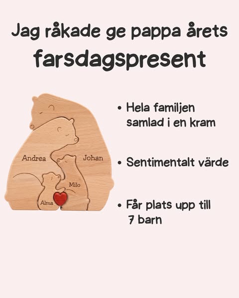 Behåll familjen nära hjärtat
