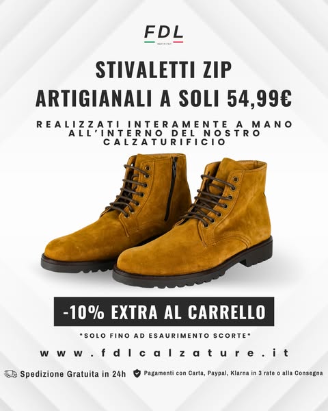 Stivaletti Artigianali a 54,99€