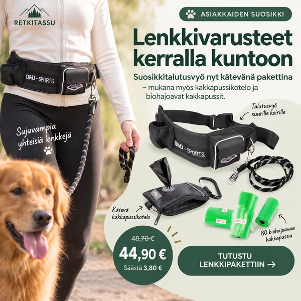 Suosikkitalutusvyö nyt pakettina
