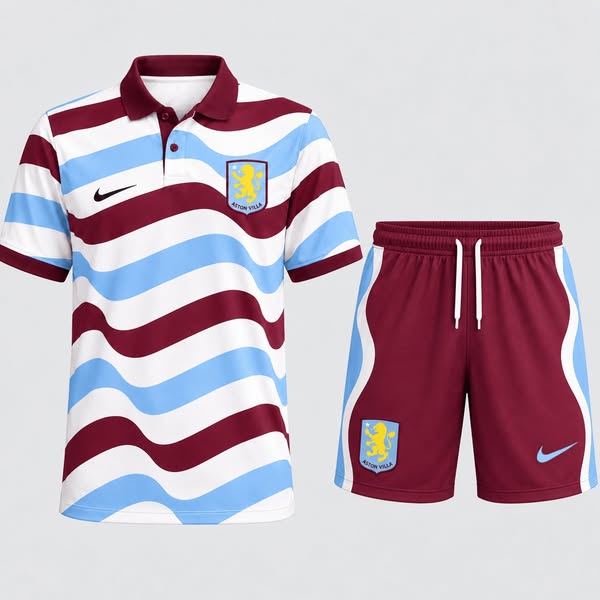Wavy Polo & Shorts Set