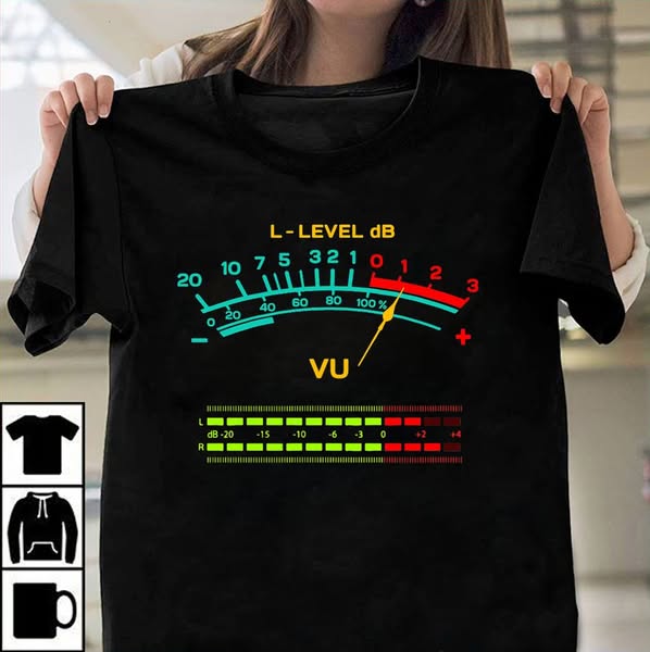 Retro VU Meter Vintage HiFi Audio Stereo Music Sound
