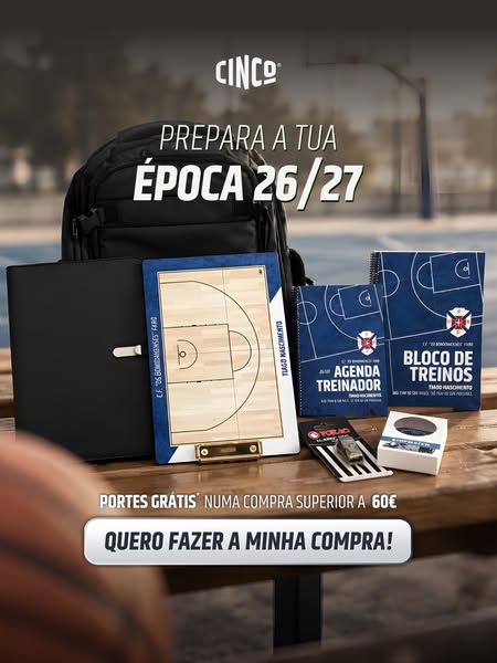 Cinco Campanha Pré-Época 26-27 | CINCO Clipboards