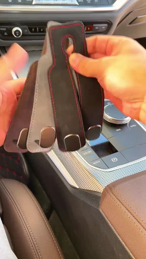 News - Suede Leather Car Seat Hook