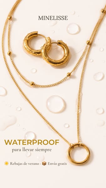 Joyas que resisten el agua