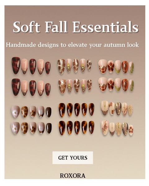 Premium Handcrafted Press-On Nails - ROXORA