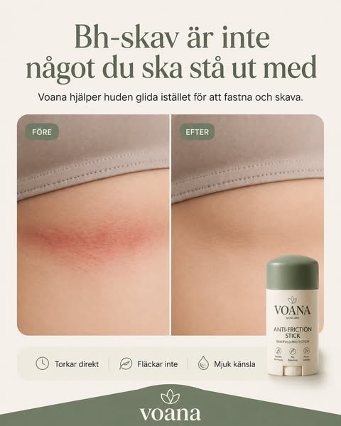 Skydda huden från skav