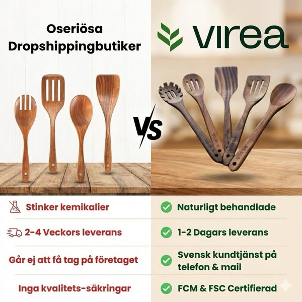 FSC & FCM Certifierade Träredskap