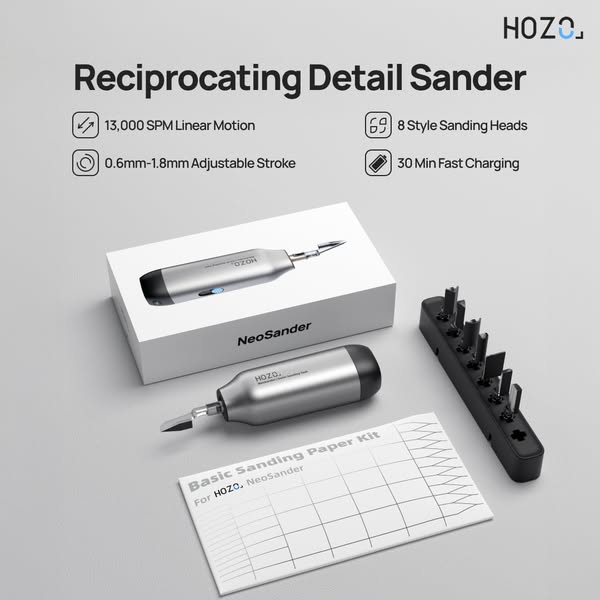 Palm-Sized Precision Sander