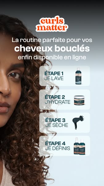 Découvre ta routine cheveux bouclés en 3 étapes !