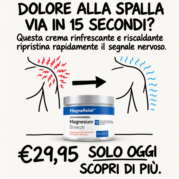 Il miglior minerale contro i dolori alla spalla?