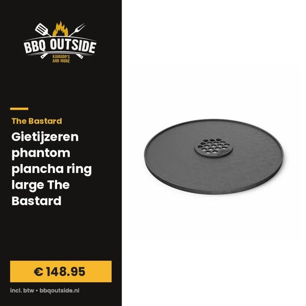 Gietijzeren phantom plancha ring large The Bastard