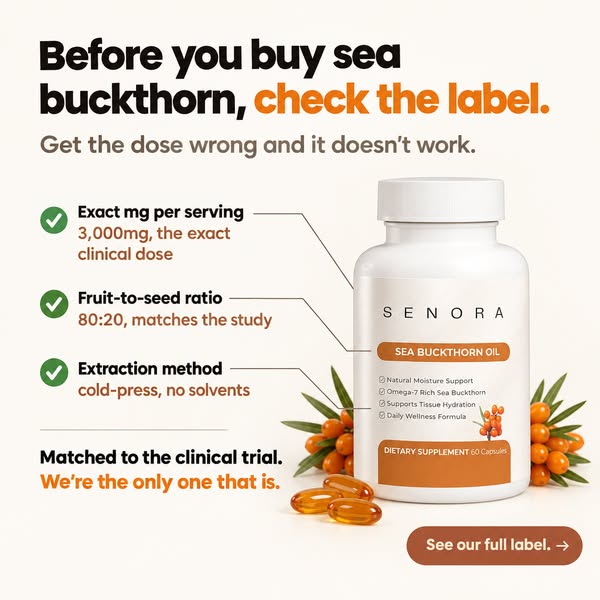 Most Sea Buckthorn Supplements Are Underdosed