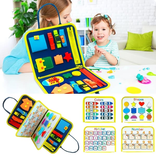 Busy Book Toy For Kids by A'PARENTLY