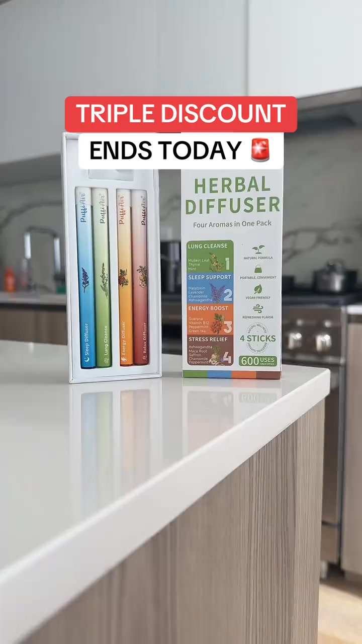 Save 20% on All-Natural Herbal Diffuser