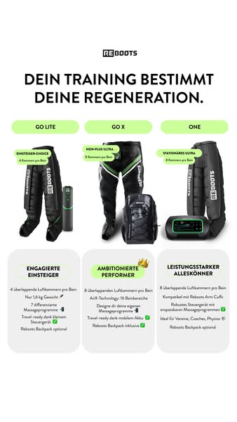 Finde die passende Regeneration für dich!