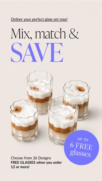 Get up to 6 glasses free