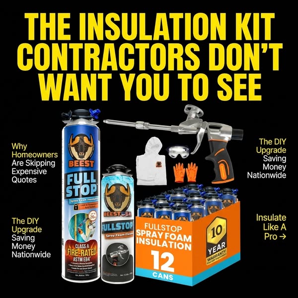 Complete DIY Spray Foam Insulation Kit