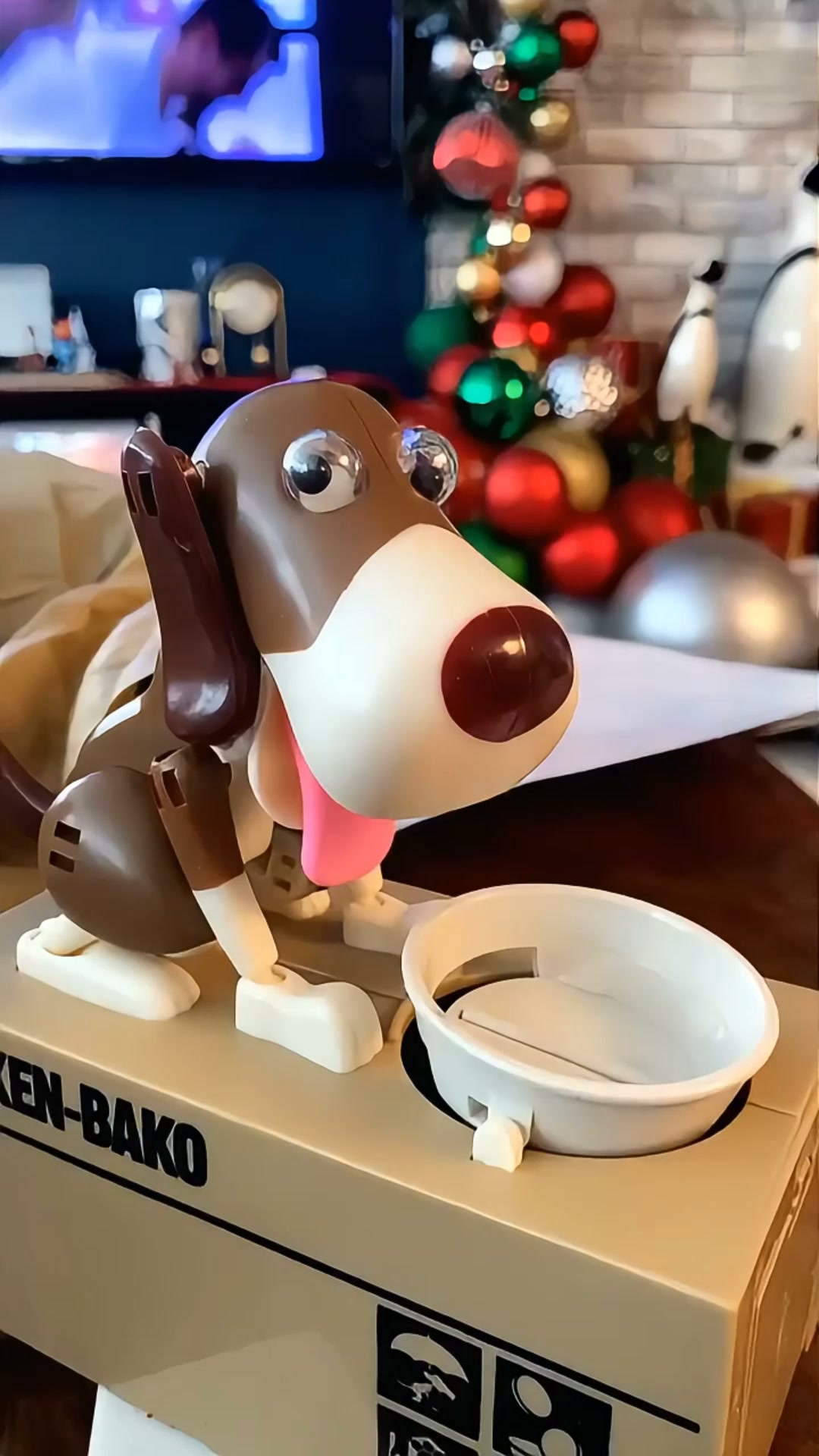 Tirelire chien robot électronique pour enfants