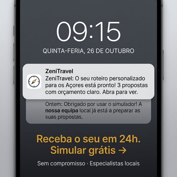 3 ideias de viagem aos Açores em 24h