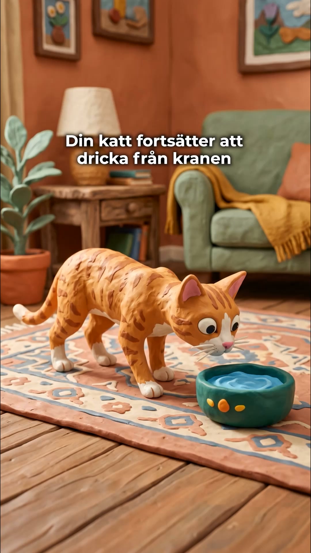 Visa omsorg och ge din katt fräschare vatten
