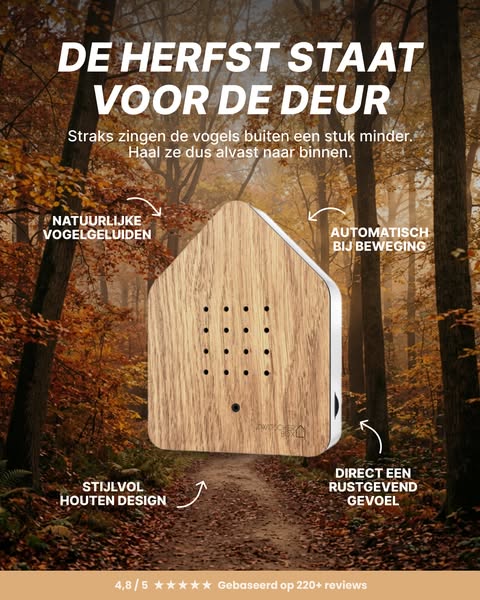 Haal de vogels deze herfst naar binnen