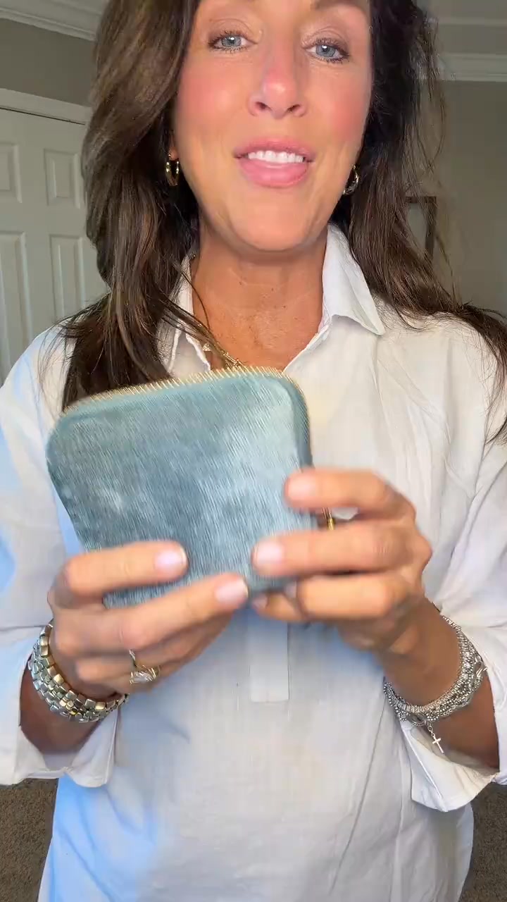 Tasseled Zipper Jewelry Case