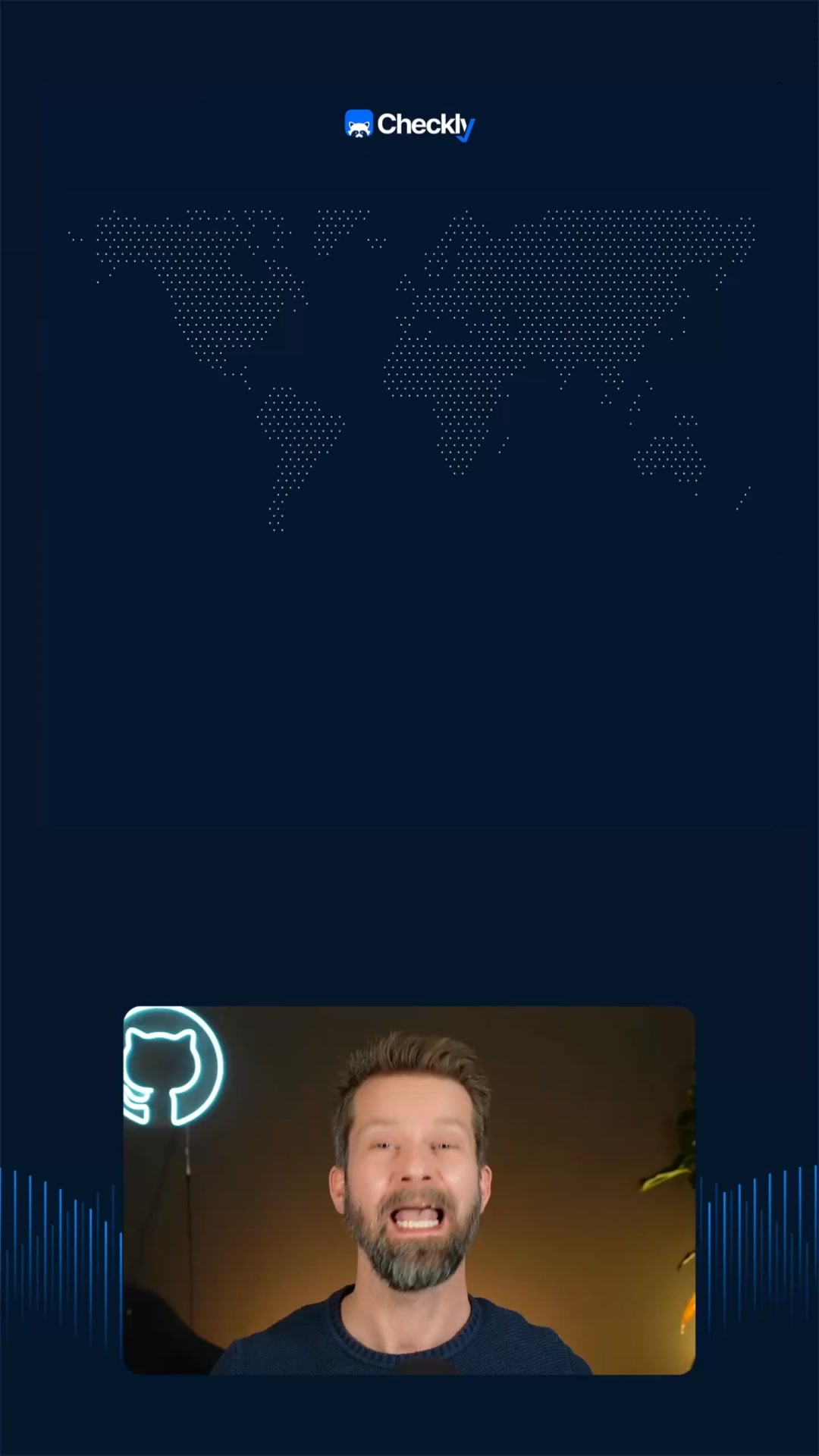 Anúncio de Checkly