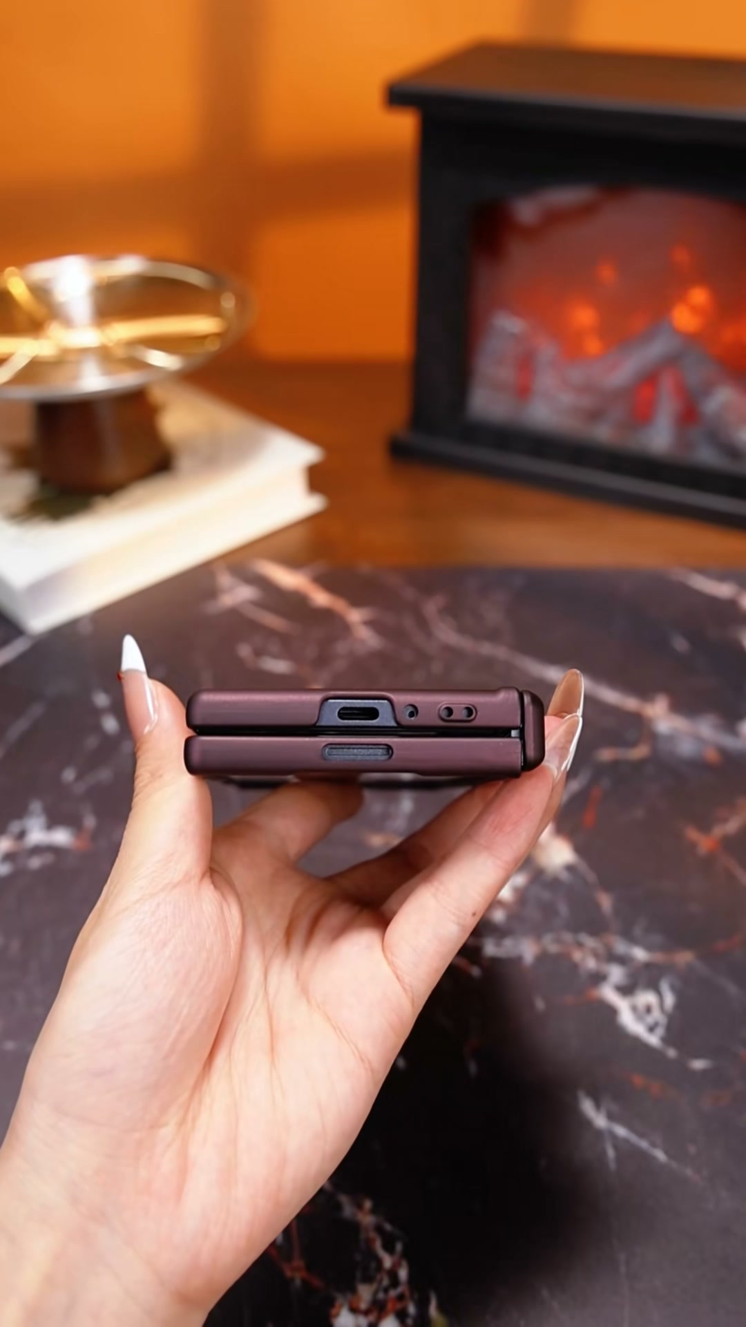 Magnetic Hinge Protection Z Fold Case