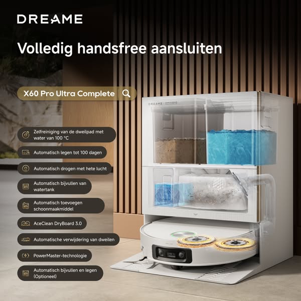Dreame Robot Vacuum X60 Pro Ultra Complete
