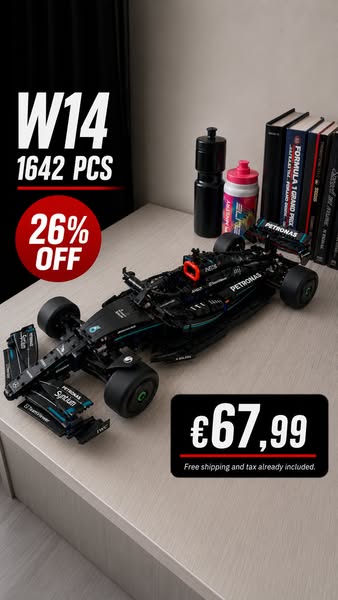 Mercedes-AMG W14 : 58 cm de présence F1