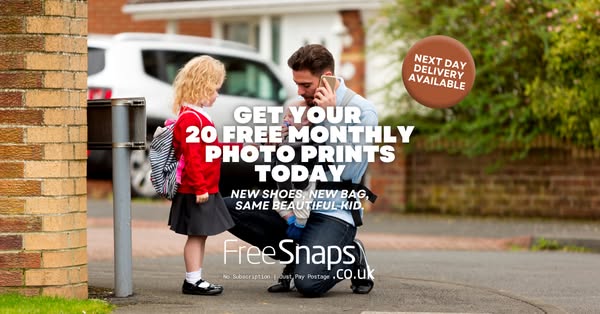 20 Free Prints Every Month
